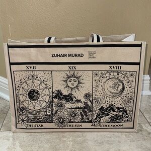 Zuhair Murad Beige Celestial Tote